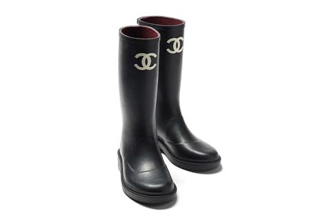 Chanel wellies boots